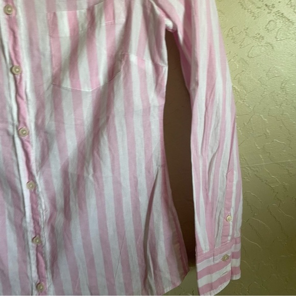 J. Crew Garçon cotton poplin shirt‎ in pink stripe - Picture 7 of 7